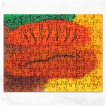 Guy With Weird Haircut Rectangular Jigsaw Puzzl Front