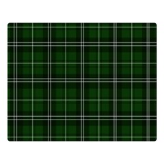 Green Plaid Pattern Double Sided Flano Blanket (large)  by Valentinaart