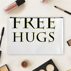 Freehugs Cosmetic Bag (large)  by cypryanus