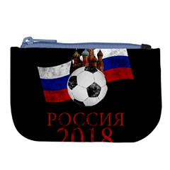 Russia Football World Cup Large Coin Purse by Valentinaart