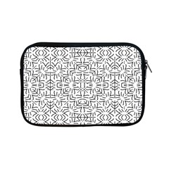 Black And White Ethnic Geometric Pattern Apple Ipad Mini Zipper Cases by dflcprints