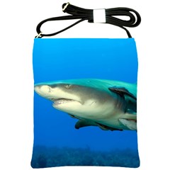 Lemon Shark Shoulder Sling Bags by trendistuff