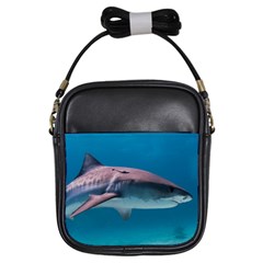 Tiger Shark 1 Girls Sling Bags by trendistuff