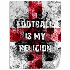 Football Is My Religion Canvas 36  X 48   by Valentinaart