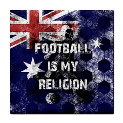 Football Is My Religion Tile Coasters by Valentinaart