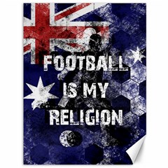 Football Is My Religion Canvas 36  X 48   by Valentinaart