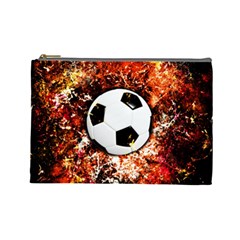 Football  Cosmetic Bag (large)  by Valentinaart