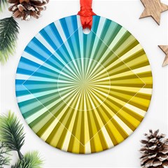 Abstract Art Art Radiation Ornament (round) by Sapixe