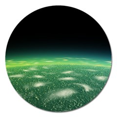 Alien Orbit Magnet 5  (round) by Sapixe