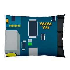 Amphisbaena Two Platform Dtn Node Vector File Pillow Case by Sapixe