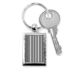 Barcode Pattern Key Chains (rectangle)  by Sapixe