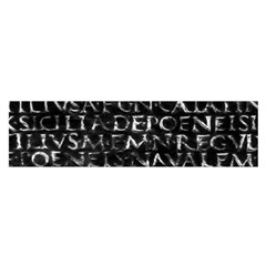 Antique Roman Typographic Pattern Satin Scarf (oblong) by dflcprints