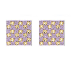 Dog Pattern Cufflinks (square) by Sapixe