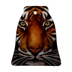 The Tiger Face Bell Ornament (two Sides) by Nexatart