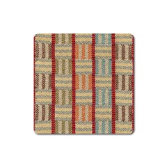 Fabric Pattern Square Magnet by Sapixe