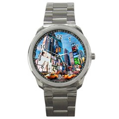 New York City Sport Metal Watch by Sapixe