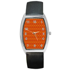 Pattern Creative Background Barrel Style Metal Watch by Sapixe