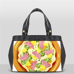 Pizza Clip Art Office Handbags (2 Sides)  by Sapixe