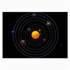 Solar System Large Glasses Cloth by Sapixe