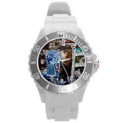 Dscf2546 - Toy Horsey Round Plastic Sport Watch (l) by bestdesignintheworld