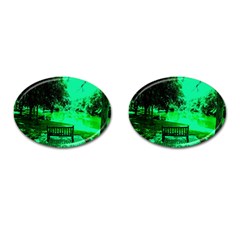 Lake Park 20 Cufflinks (oval) by bestdesignintheworld