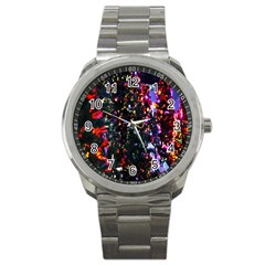 Abstract Background Celebration Sport Metal Watch by Sapixe