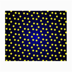 Star Christmas Red Yellow Small Glasses Cloth by Sapixe