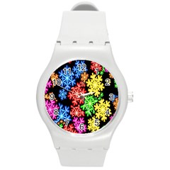 Wallpaper Background Abstract Round Plastic Sport Watch (m) by Sapixe