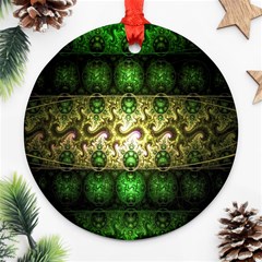 Fractal Art Digital Art Ornament (round) by Sapixe