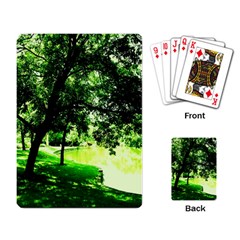 Lake Park 17 Playing Card by bestdesignintheworld