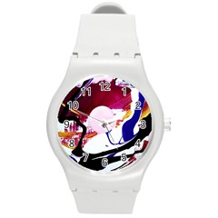 Immediate Attraction 8 Round Plastic Sport Watch (m) by bestdesignintheworld