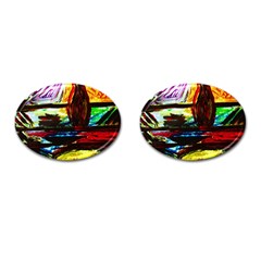 House Will Be Built 2 Cufflinks (oval) by bestdesignintheworld