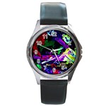 Spooky Attick 5 Round Metal Watch Front