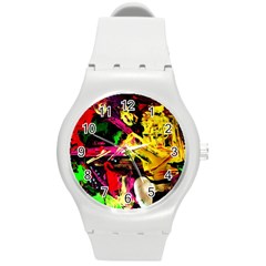 Spooky Attick 11 Round Plastic Sport Watch (m) by bestdesignintheworld