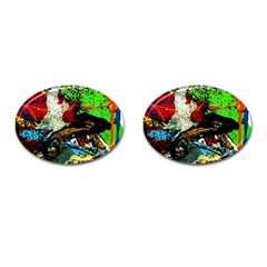 Coffee Land 5 Cufflinks (oval) by bestdesignintheworld