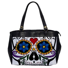 Cranium Sugar Skull Office Handbags by StarvingArtisan