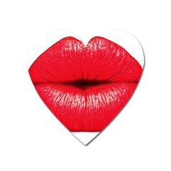 Oooooh Lips Heart Magnet by StarvingArtisan