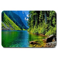 Beautiful Nature Lake Large Doormat  by Modern2018