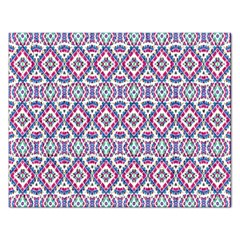 Colorful Folk Pattern Rectangular Jigsaw Puzzl by dflcprints