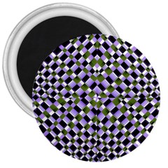 Hypnotic Geometric Pattern 3  Magnets by dflcprints