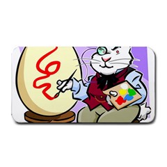 Bunny Easter Artist Spring Cartoon Medium Bar Mats by Simbadda