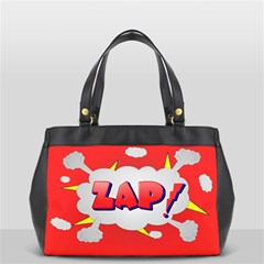 Comic Bubble Popart Cartoon Action Office Handbags by Simbadda