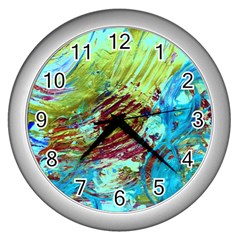 June Gloom 12 Wall Clocks (silver)  by bestdesignintheworld