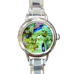 June Gloom 8 Round Italian Charm Watch by bestdesignintheworld