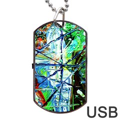 Depression 1 Dog Tag Usb Flash (one Side) by bestdesignintheworld