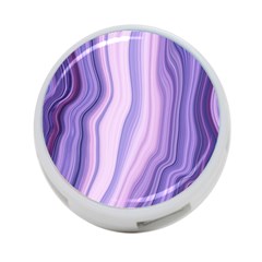 Marbled Ultra Violet 4-port Usb Hub (one Side) by NouveauDesign