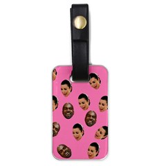 Crying Kim Kardashian Luggage Tags (one Side)  by Valentinaart