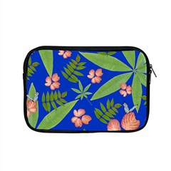 Leaves On Blue Apple Macbook Pro 15  Zipper Case by LoolyElzayat