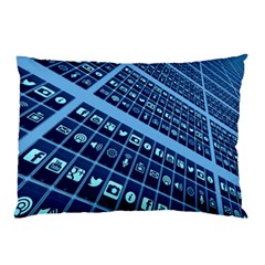 Mobile Phone Smartphone App Pillow Case (two Sides) by Sapixe