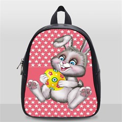 Illustration Rabbit Easter School Bag (small) by Sapixe